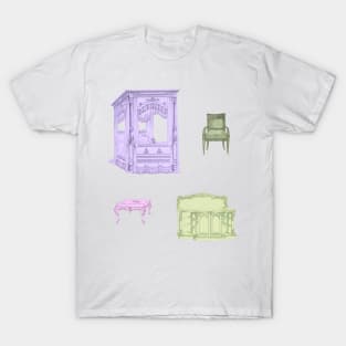 Retro Furnitures Set T-Shirt